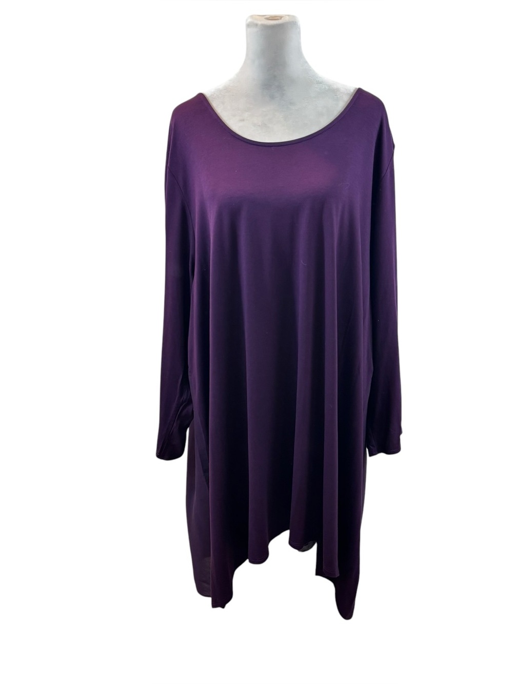 Brand new with Tags Alfani Brand Dark Purple Long Sleeve Blouse Size 4X